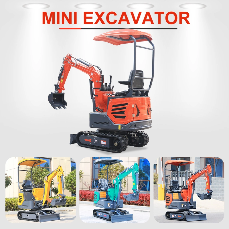 Hydraulic Transmission Vote Standard Exported Wooden Case/Bulk Case Small Digger Mini Excavators with CE