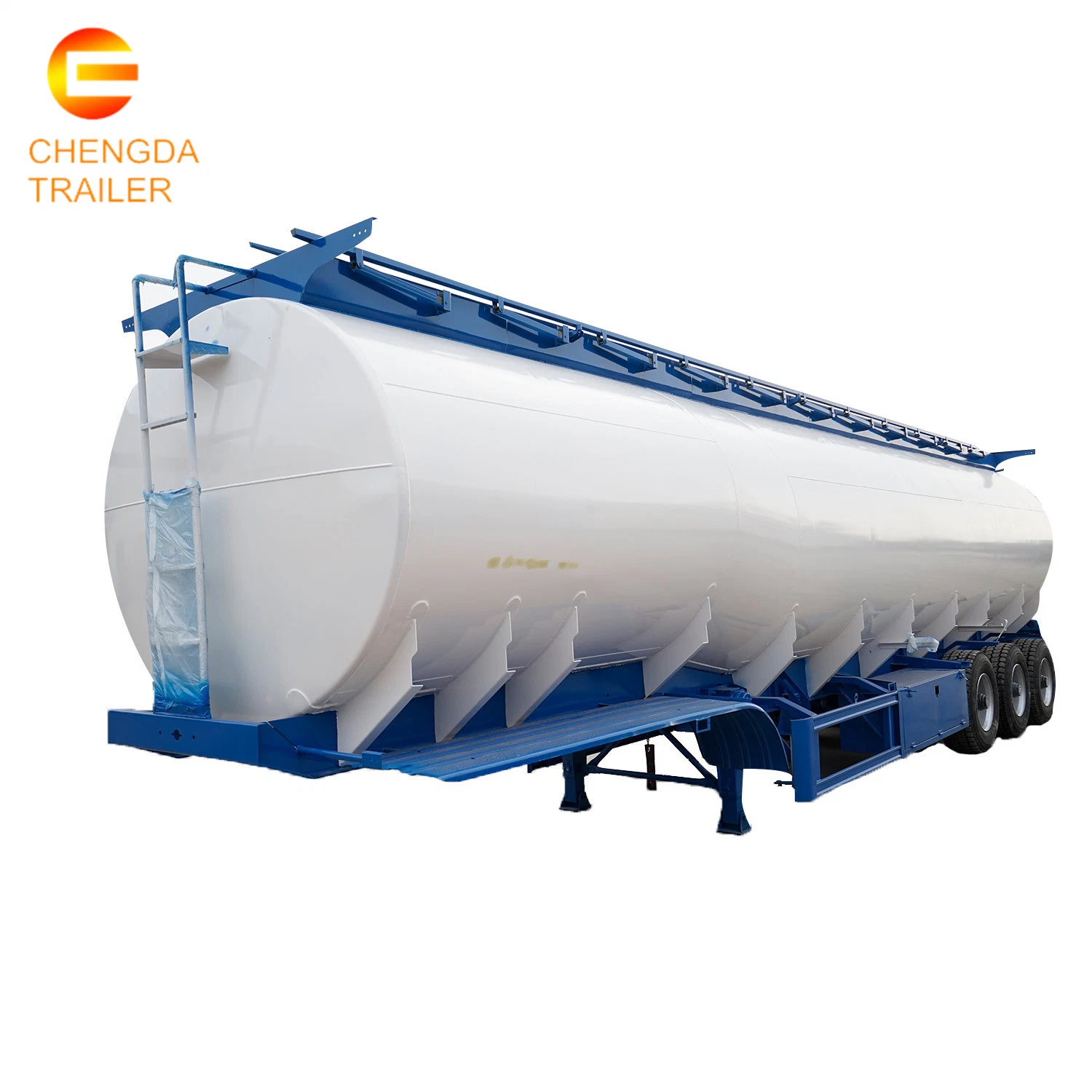 45 Cbm Capacity Oil Steel Tank Semi Trailer 2 or 3 Axles Oil Fuel Gasoline Tank for Sale