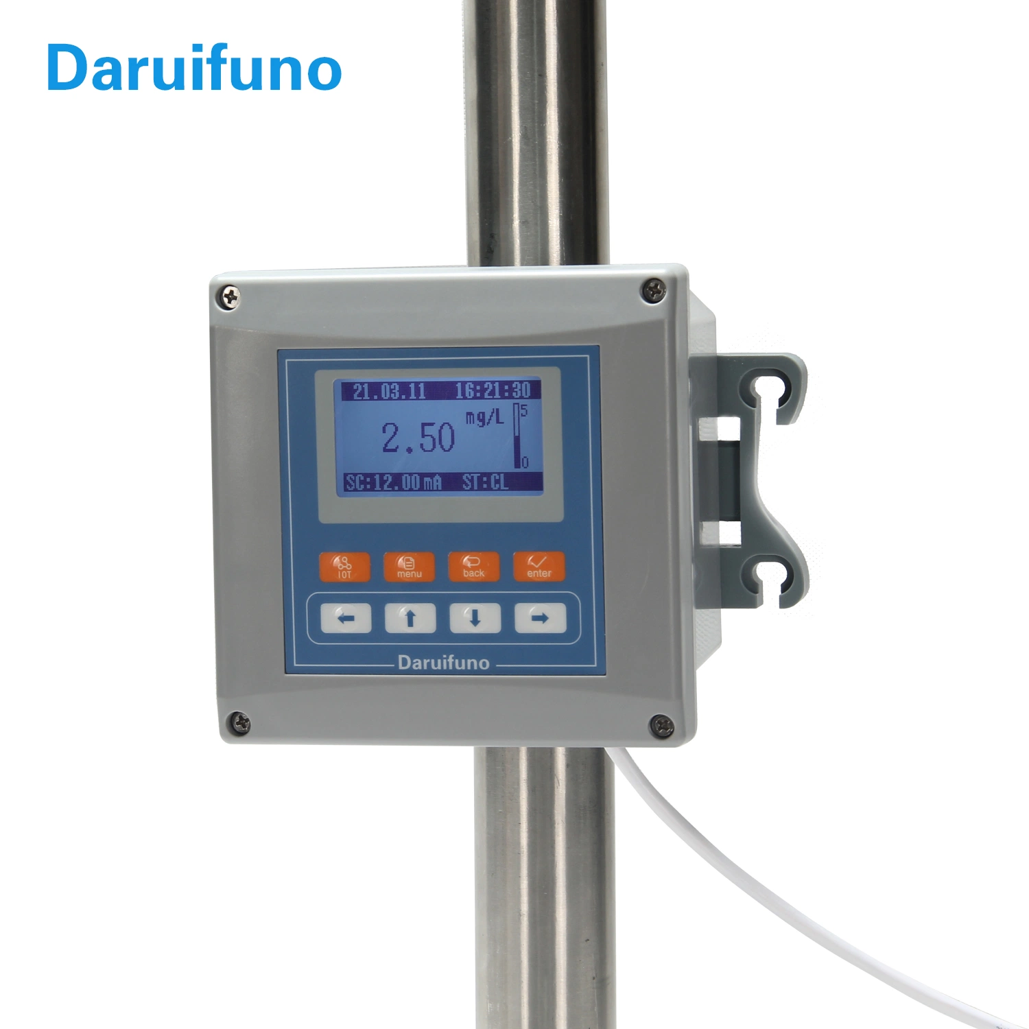 Water Free Cl Analyzer Residual Chlorine Meter for Disinfectant Measurement and Control