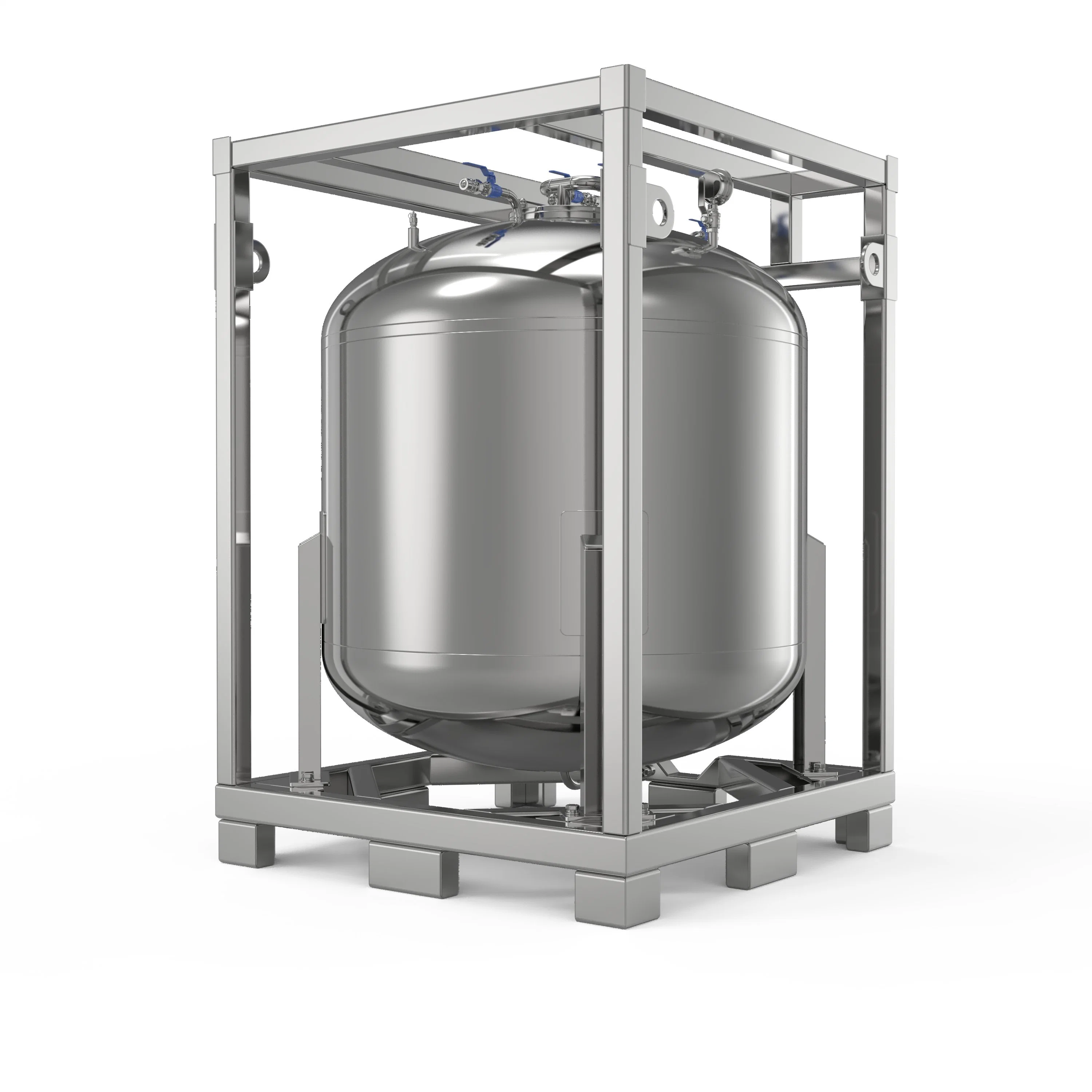 Customized 792L Stainless Steel Tank for Chemical Powder Storage and Transportation
