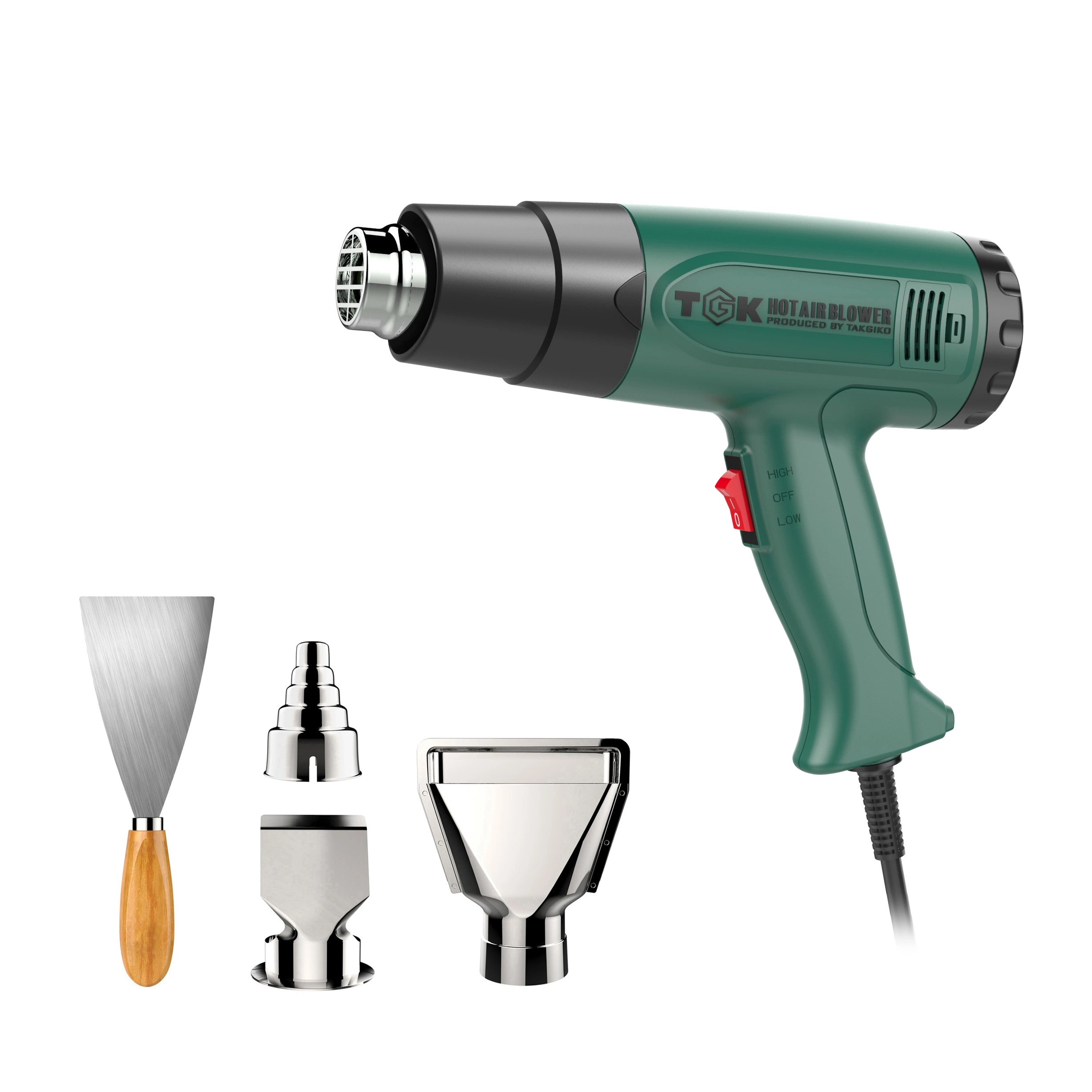 Power Tool Hot Air Gun for Removing Paint and Clear Glue Two-Speed Hot Air Hg6617s