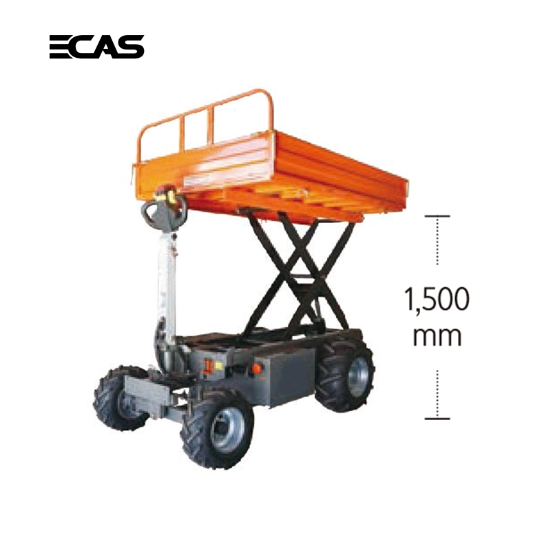 Ecas-400 AC Motor Power Wheels Tow Electric Truck Lifting Platform Transportation Vehicle