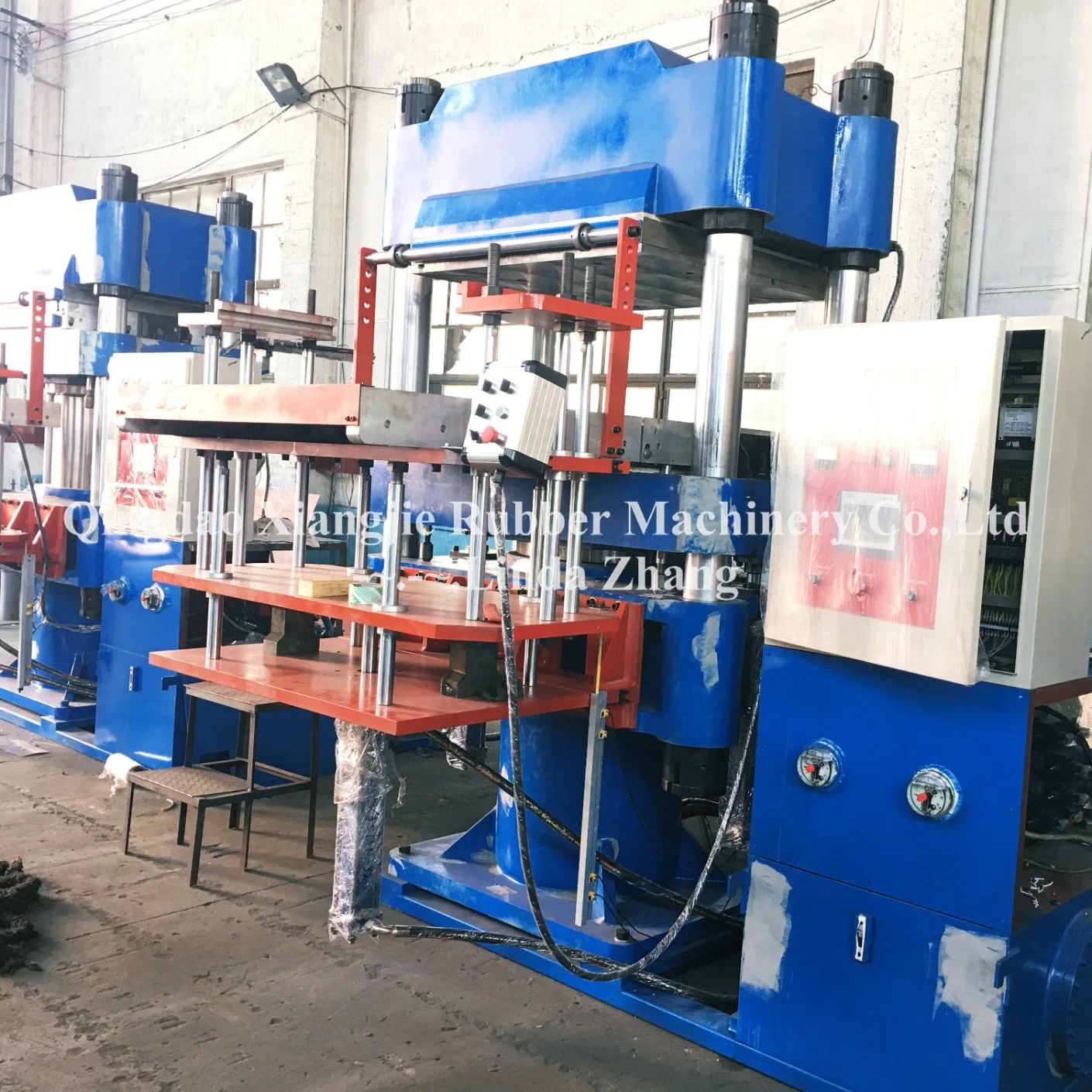 2rt Automatic Rubber Part Vulcanizing Press Rubber Making Machine