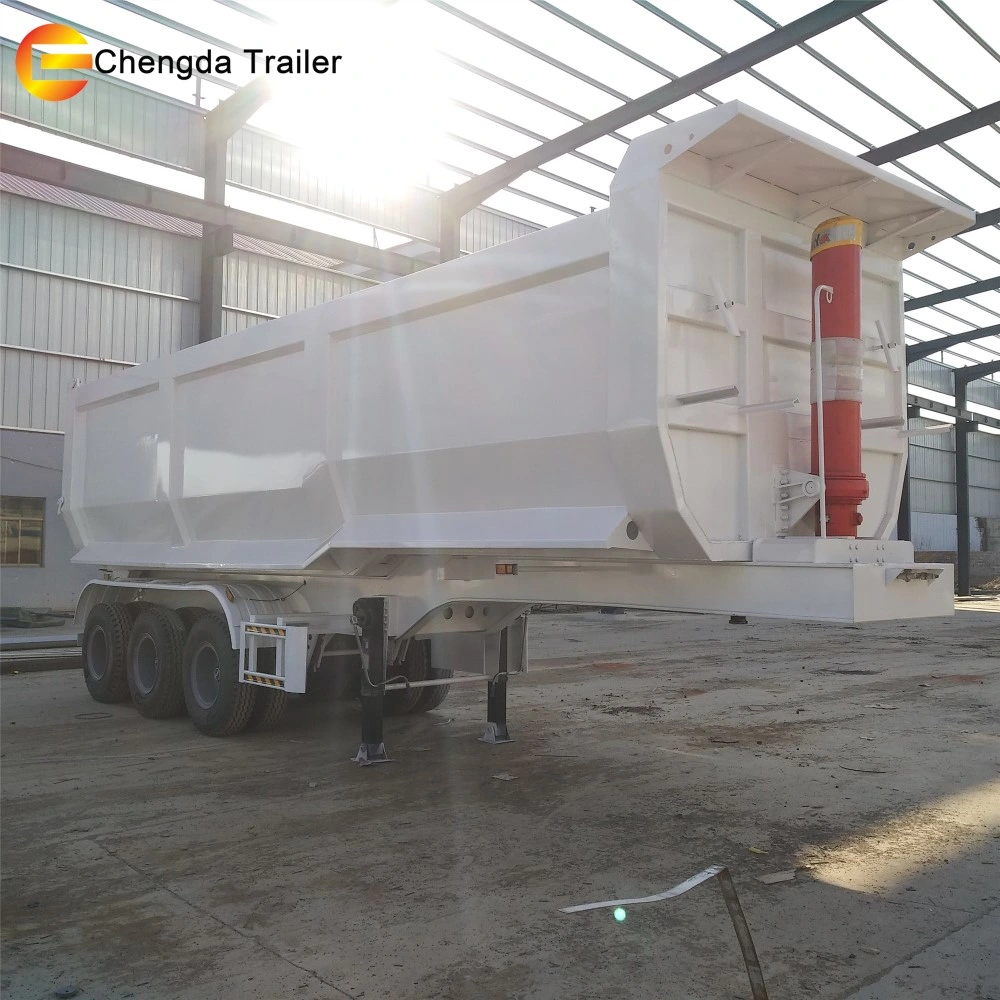 Heavy Duty 3 Axle 60 Ton Transport Sand Tipper Truck Trailer