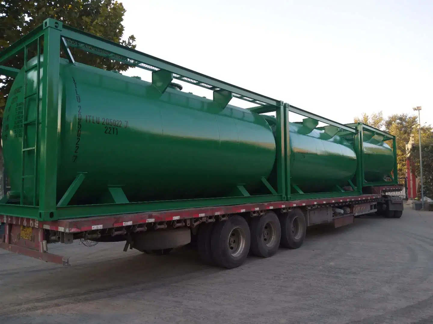 ISO/GB Standard 100m3 Fuel Tank Gas Storage ISO Tank Container Price for Sale