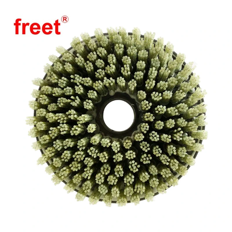 250mm Round Shape Diamond Abrasive Antique Steel Wire Brush for Surface Finishing