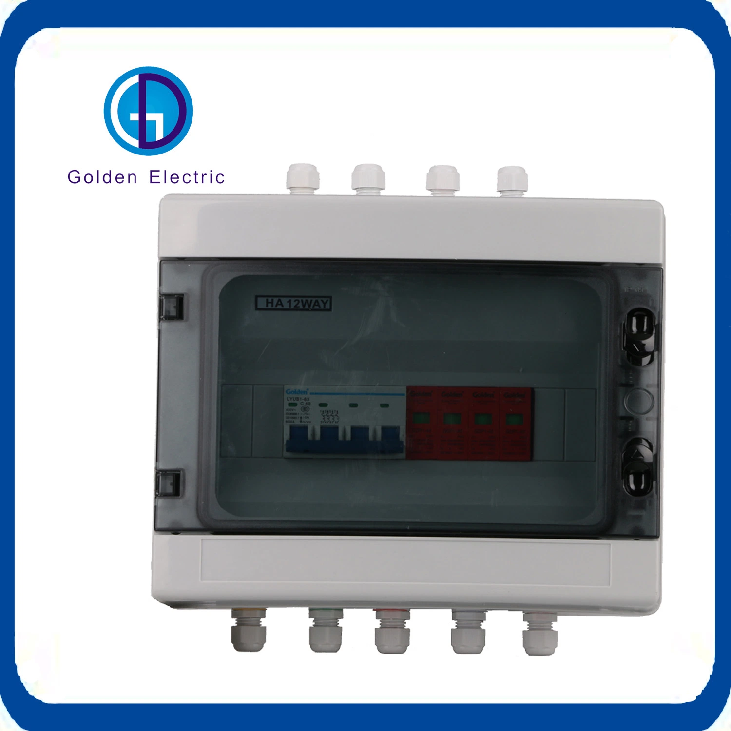 Low Price ABS Plastic Box DC/AC Protection Junction Box 1 Input 2input 3 Input 4 Input 5 Input 1 out