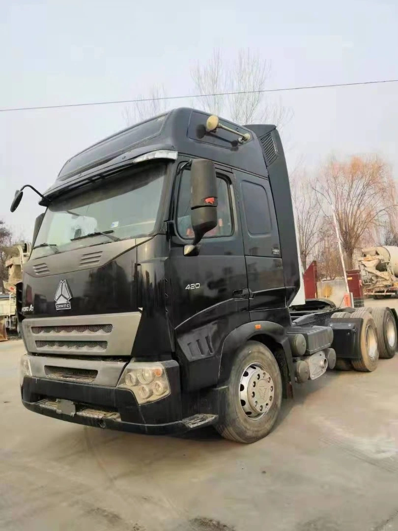 China Sinotruk HOWO 2018 GNC A7 420CV 60t 10 neumáticos Tractor Trailer jefe para África