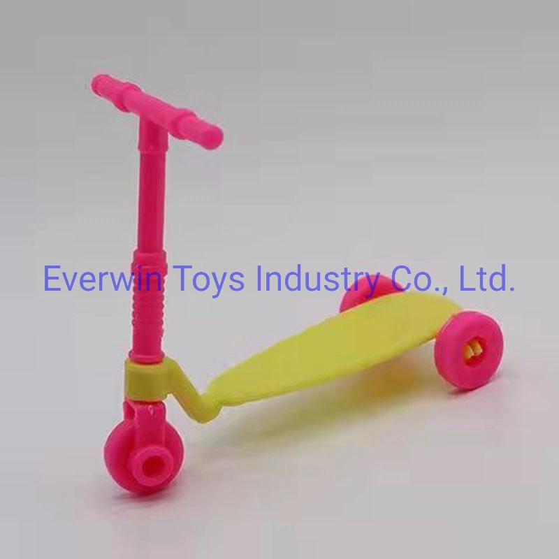 Plastic Toy Doll Accessory Double Stroller for Mini Dolls