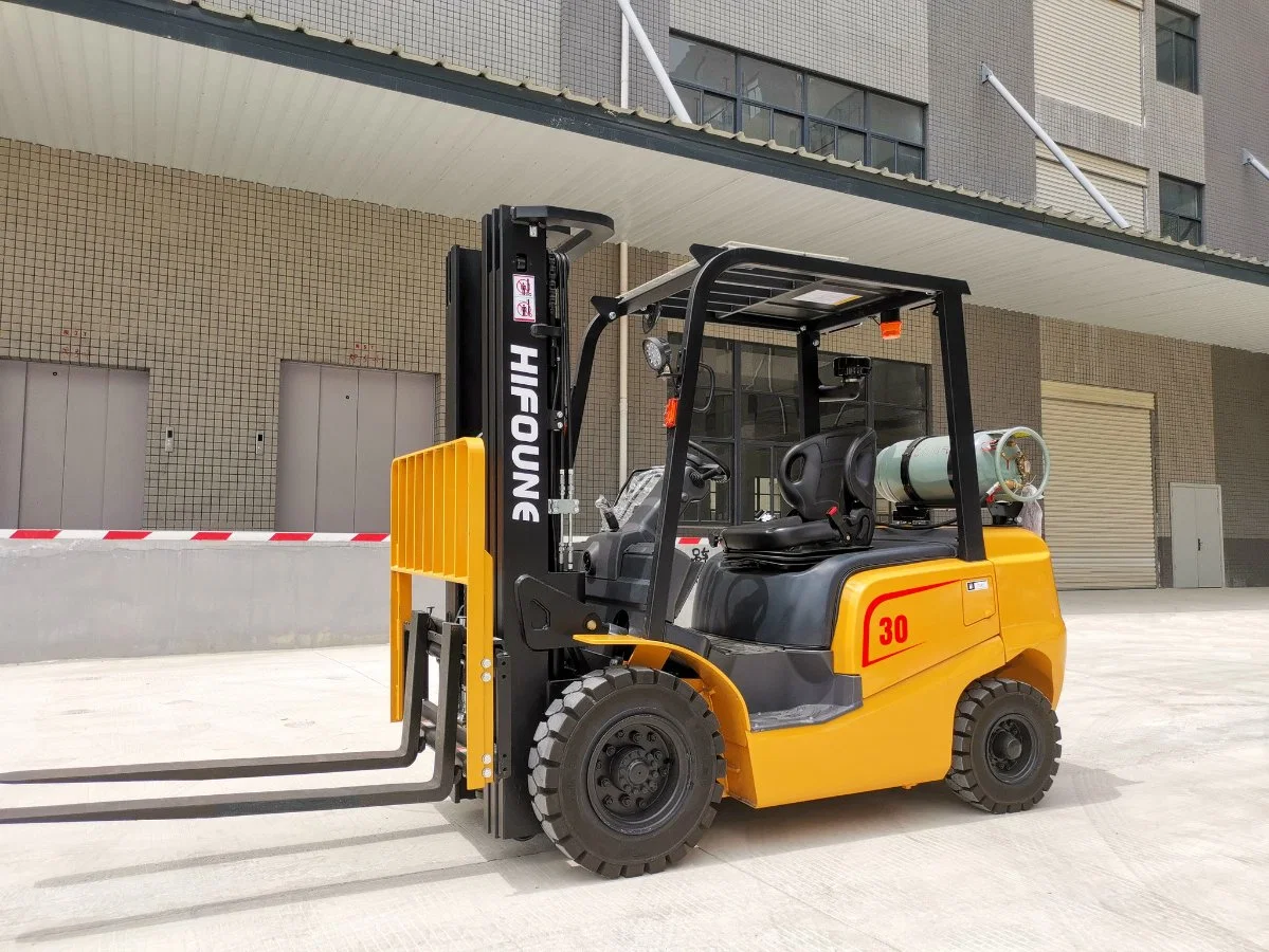 Cheap Price Lift Height Forklift 3 Ton High Quality Gasoline Forklift Automatic Hydraulic LPG Forklift