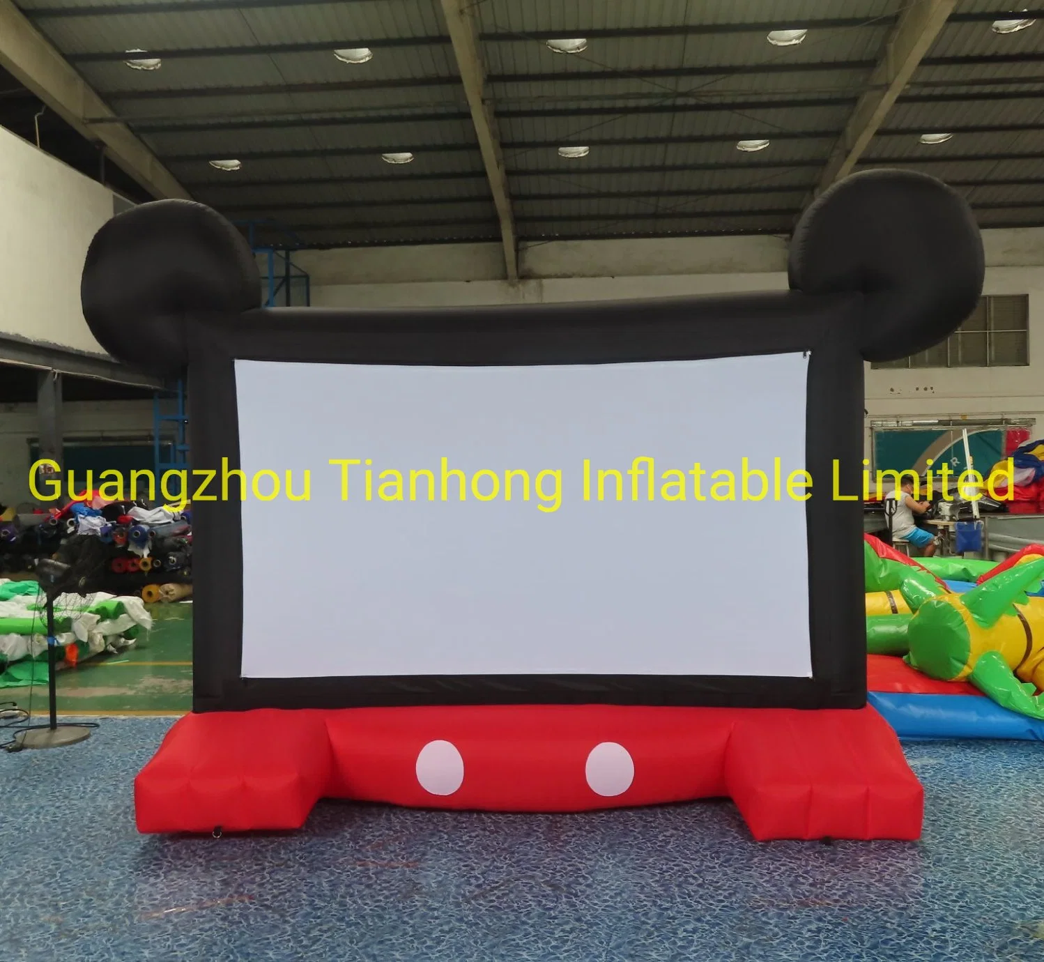 with Delivery Cost to Door 3.6X2.6m Portable Inflatable Mickey Movie Screen