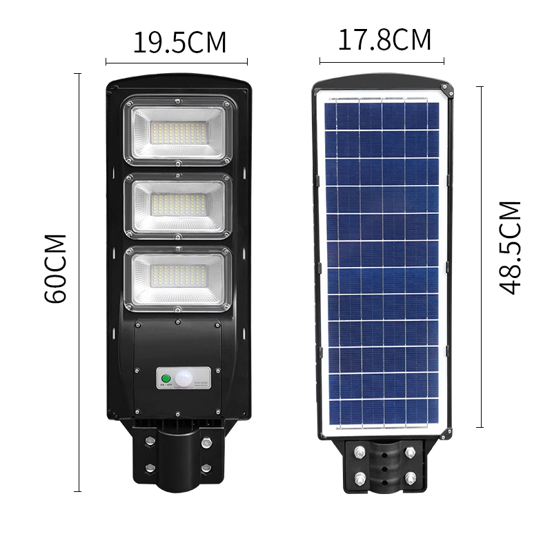 ضوء LED شمسي مع الطاقة الشمسية النظام الشمسي وحدة التحكم في الشحن بالطاقة الشمسية التحكم عن بُعد التحكم في الوقت الطاقة الشمسية ضوء ساطع، نظام الإضاءة المنزلية الشمسية ضوء خارجي