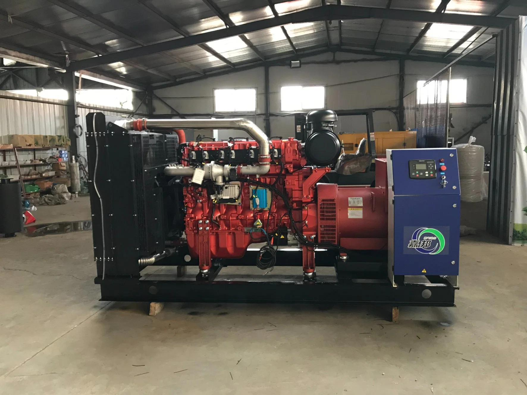 Aj Power 200kw 250kVA Yuchai Natural Gas Generator Set