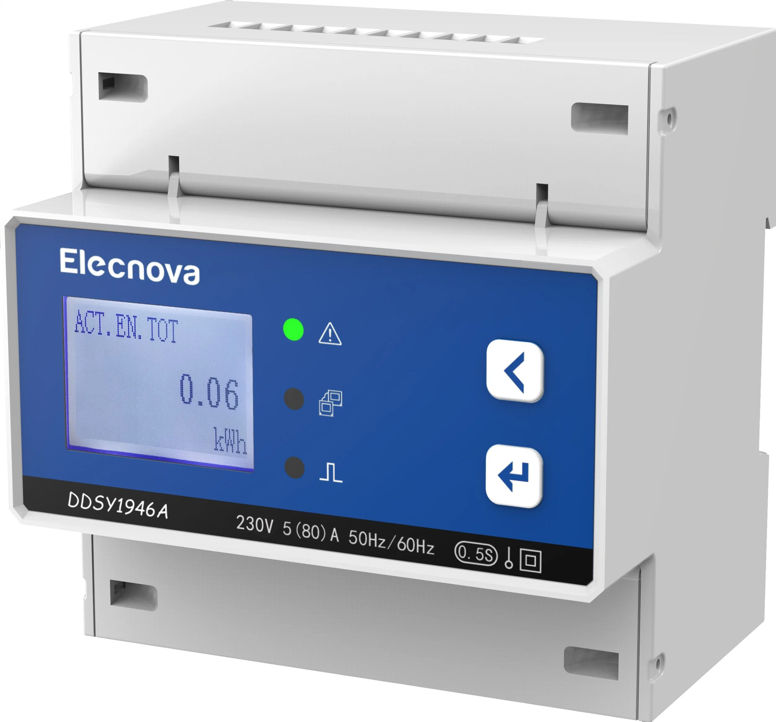 Submedidor eléctrico prepago Ddsy1946A Control remoto Digital de fase 1 Medidor de energía eléctrica de prepago