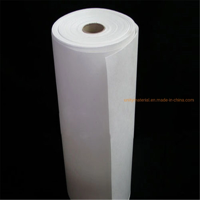 1260c 2300f Papier d'isolation thermique en fibre de coton en laine de fibre céramique réfractaire pour fourneau de four de poêle de scellement de porte coupe-feu