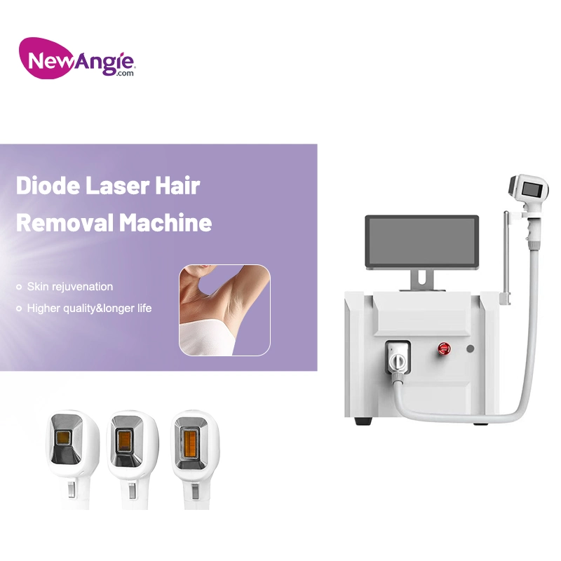 Newangie New Android Screen Trending SPA Diode Hair Removal 808nm Trio Machine