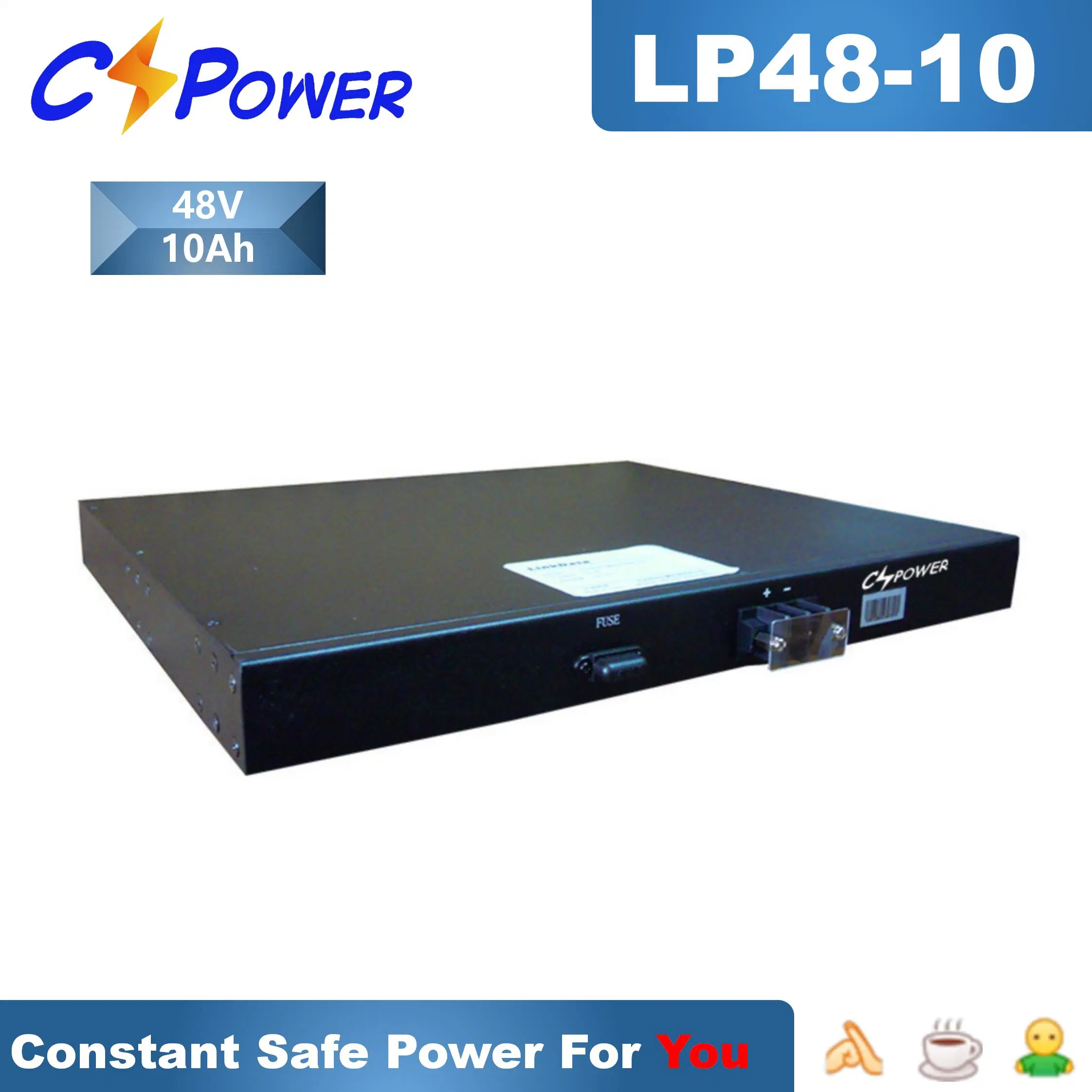 19-Inch-Rack Cspower Batterie LiFePO4 Pack avec BMS 24V 100Ah