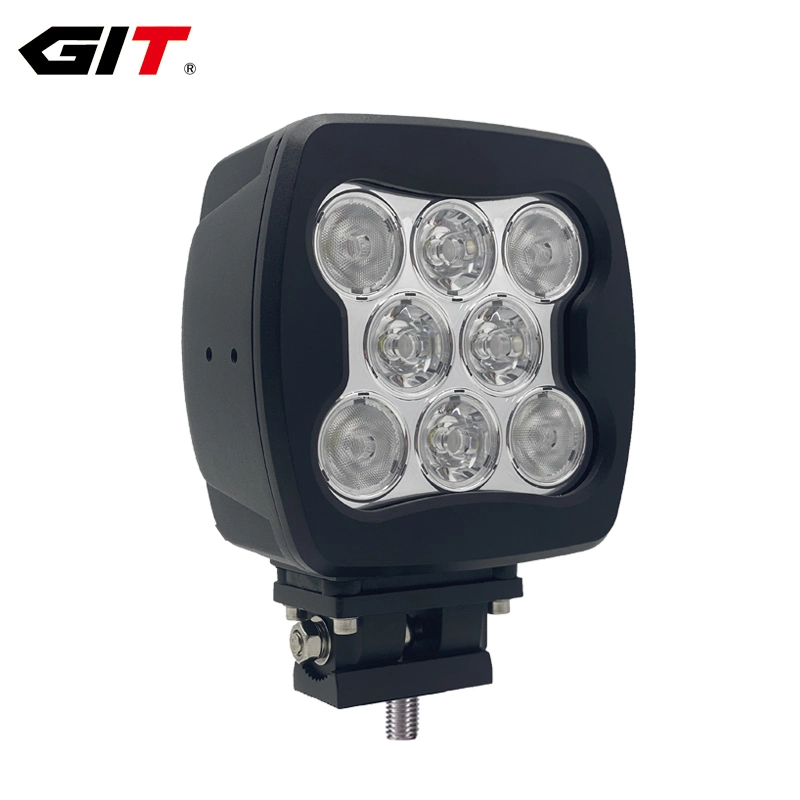 Auto Parts CREE High Efficiency 80W 6inch Heavy Duty LED Working Light for Trucks Loaders Excavator Tractor