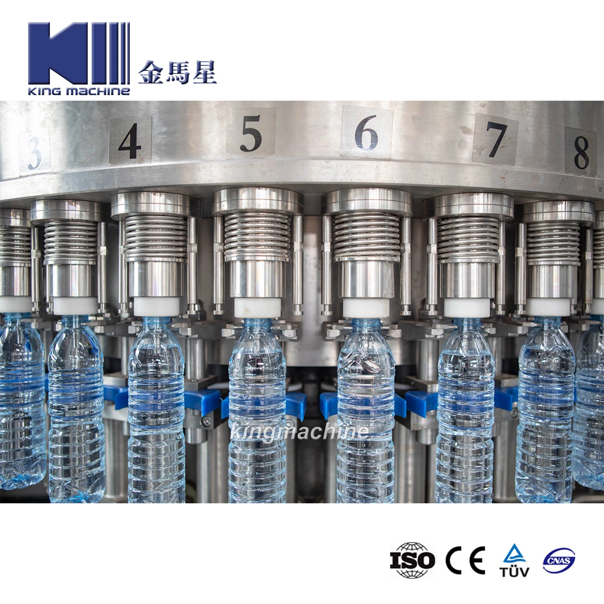 Automatic Plastic Bottle Water Filling Packing Production Line