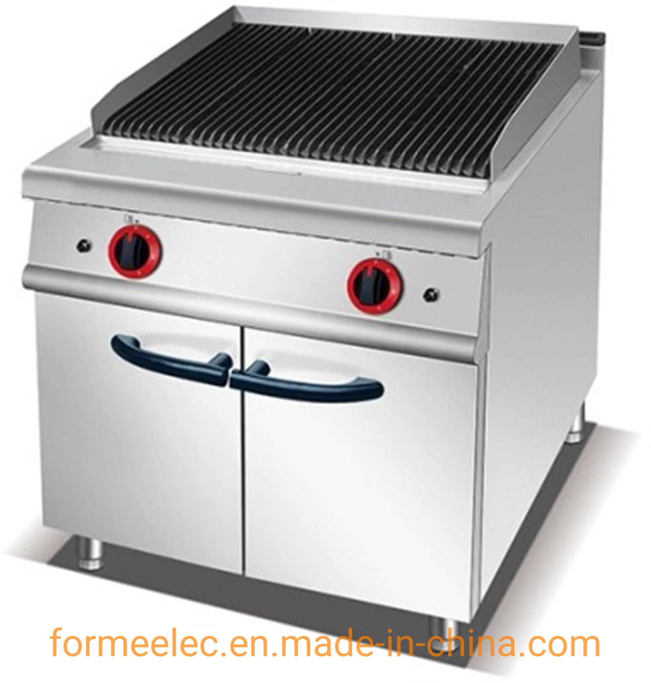 Кухонное оборудование газ комбинации печь 6-горелки газа с газовой плитой