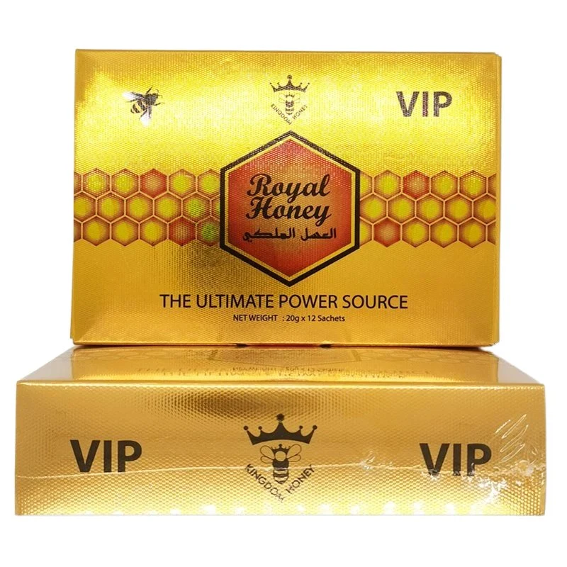 Venta caliente Miel Natural de Marca dorada para el Hombre Etumax VIP Royal Honey