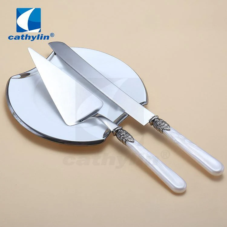 Cathylin Plastic Handle Knife Turner Cake Set for Party Gift