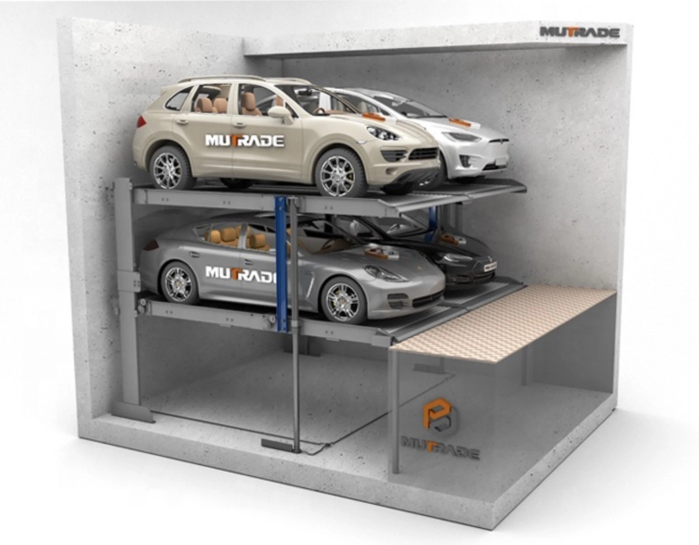 Auto Fahrzeug Hydraulische Garage Parking System Tiefgaragenausstattung mit CE-EAC