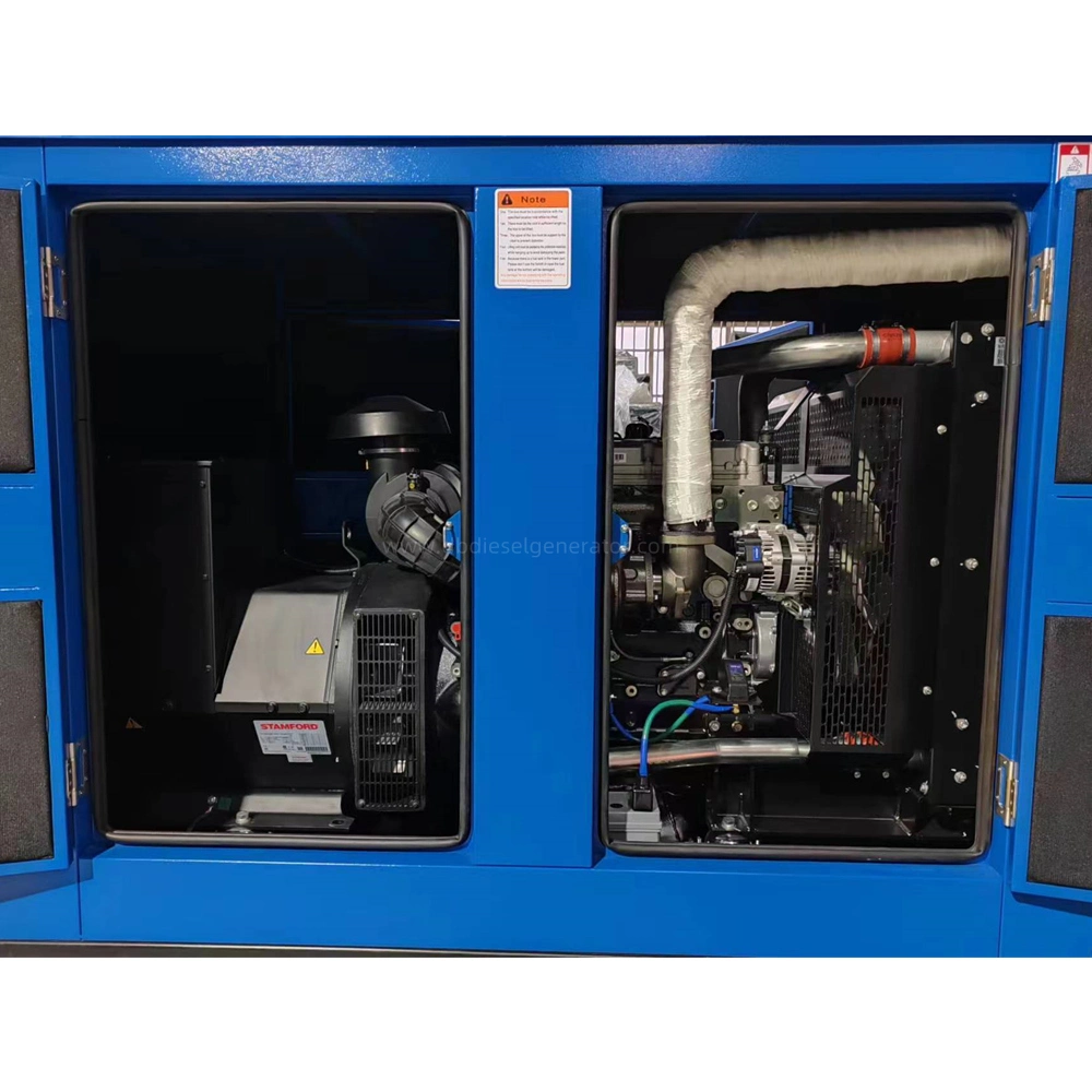 90kw 112.5kVA Silent Electric Soundproof Diesel Power Generator Set Powered by Perkins Engine EPA Tiers 3 Emission Standard Original Factory/Manufacturer