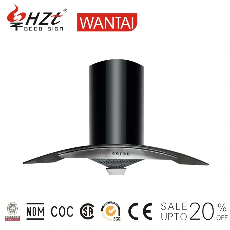 New Style Ss Island Range Hood with Push Switch