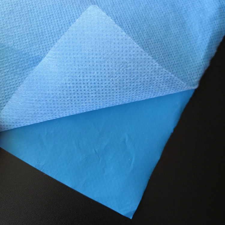 Hydrophilic Nonwoven Polypropylene Spunbond Fabric Laminated PE Film