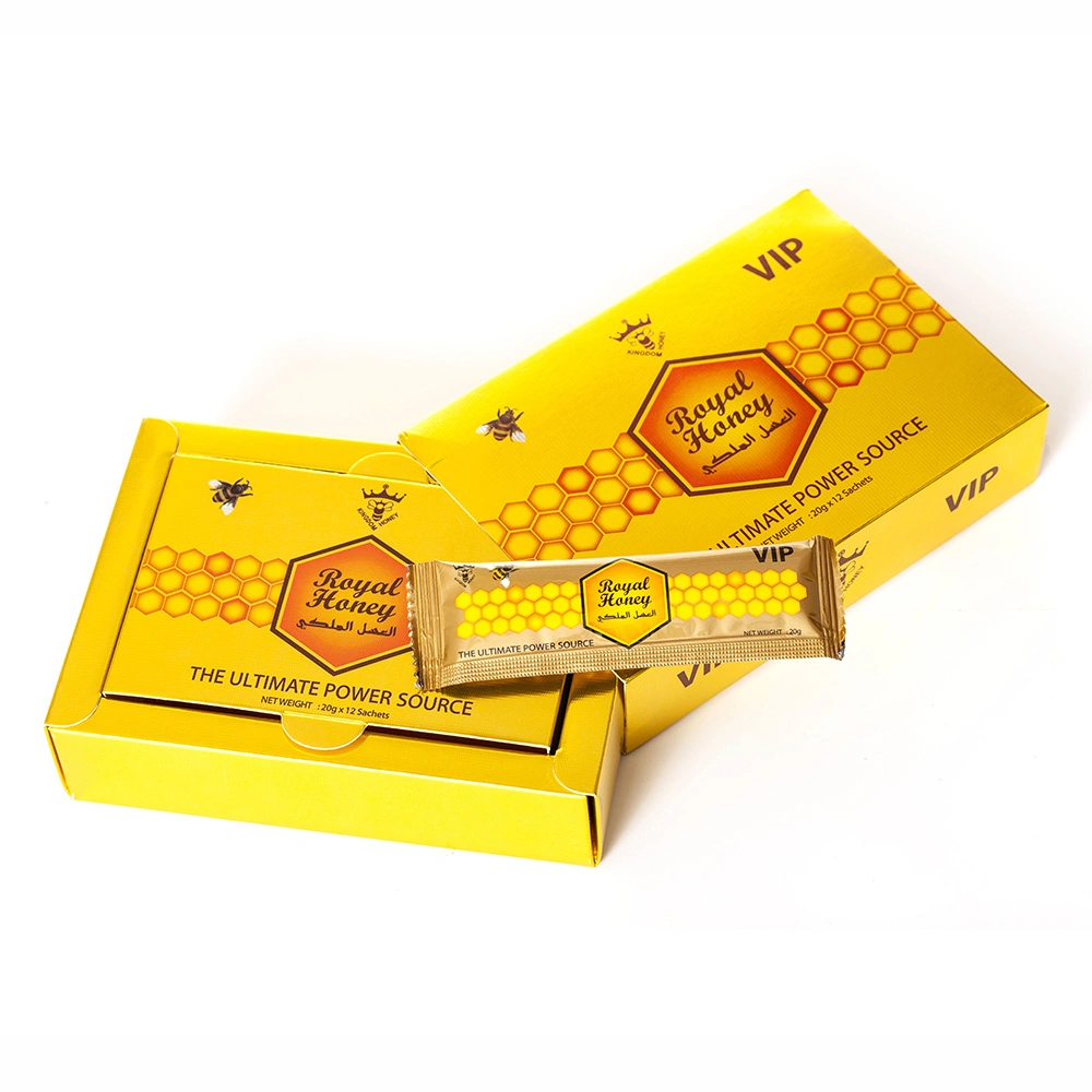 Best Wholesale/Supplier High quality/High cost performance  Royal VIP King Honey for Him - Gold (12 sachets - 20 g) Royal Honey