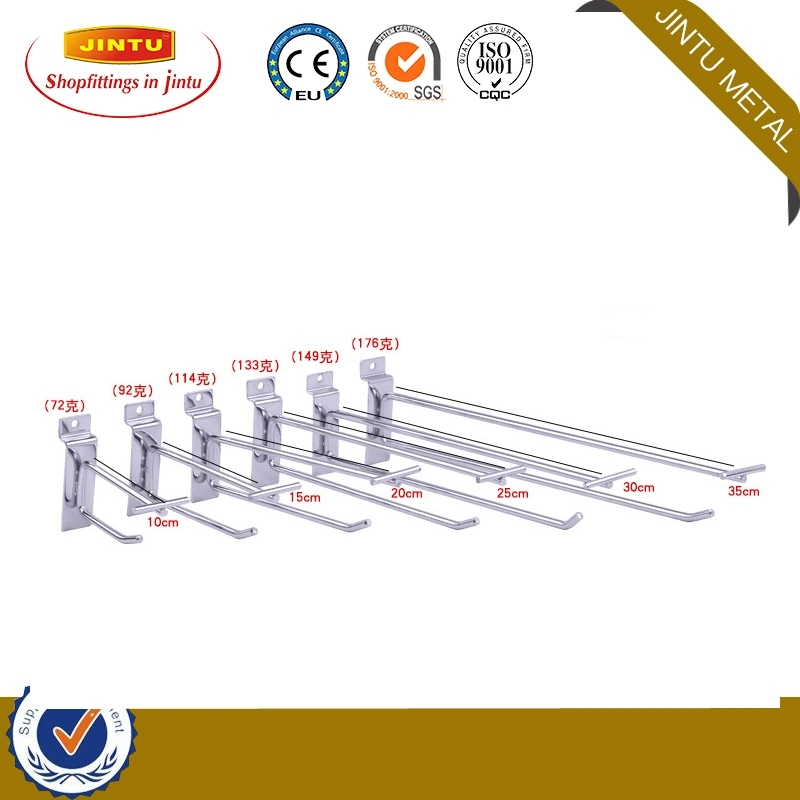 Single Wire Supermarket Displaying Hooks Jerwery Metal Hanging Hooks Pegboard 4mm Hooks