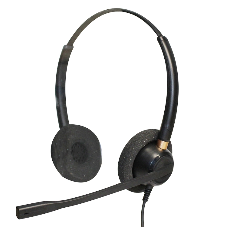 Casques d'ordinateur filaires avec suppression de bruit pour centres d'appels à une seule oreille, avec Qd pour PC, téléphone portable, Skype, Zoom, avec microphone à perche.