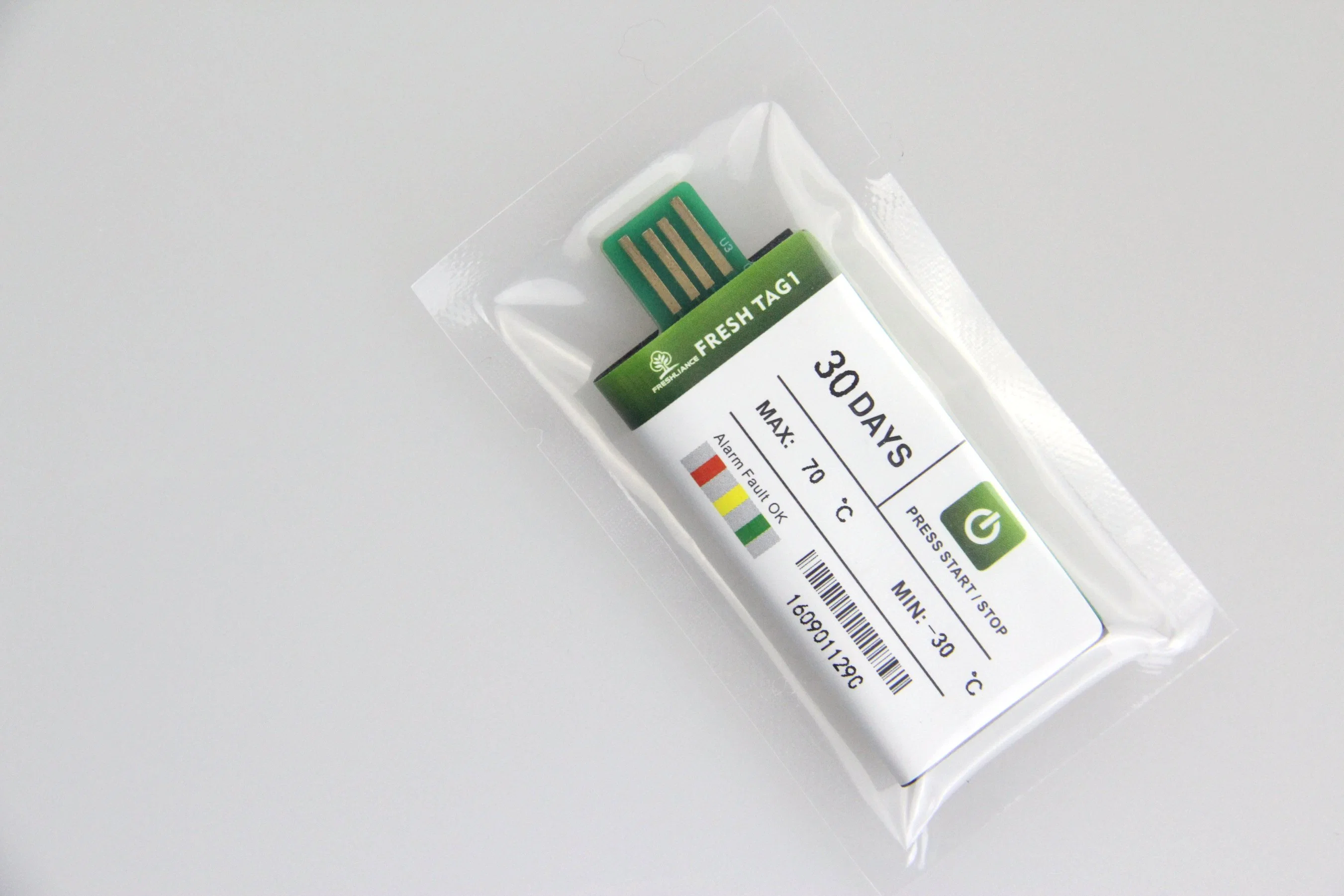 Single Use Disposable USB Temperature Data Recorder