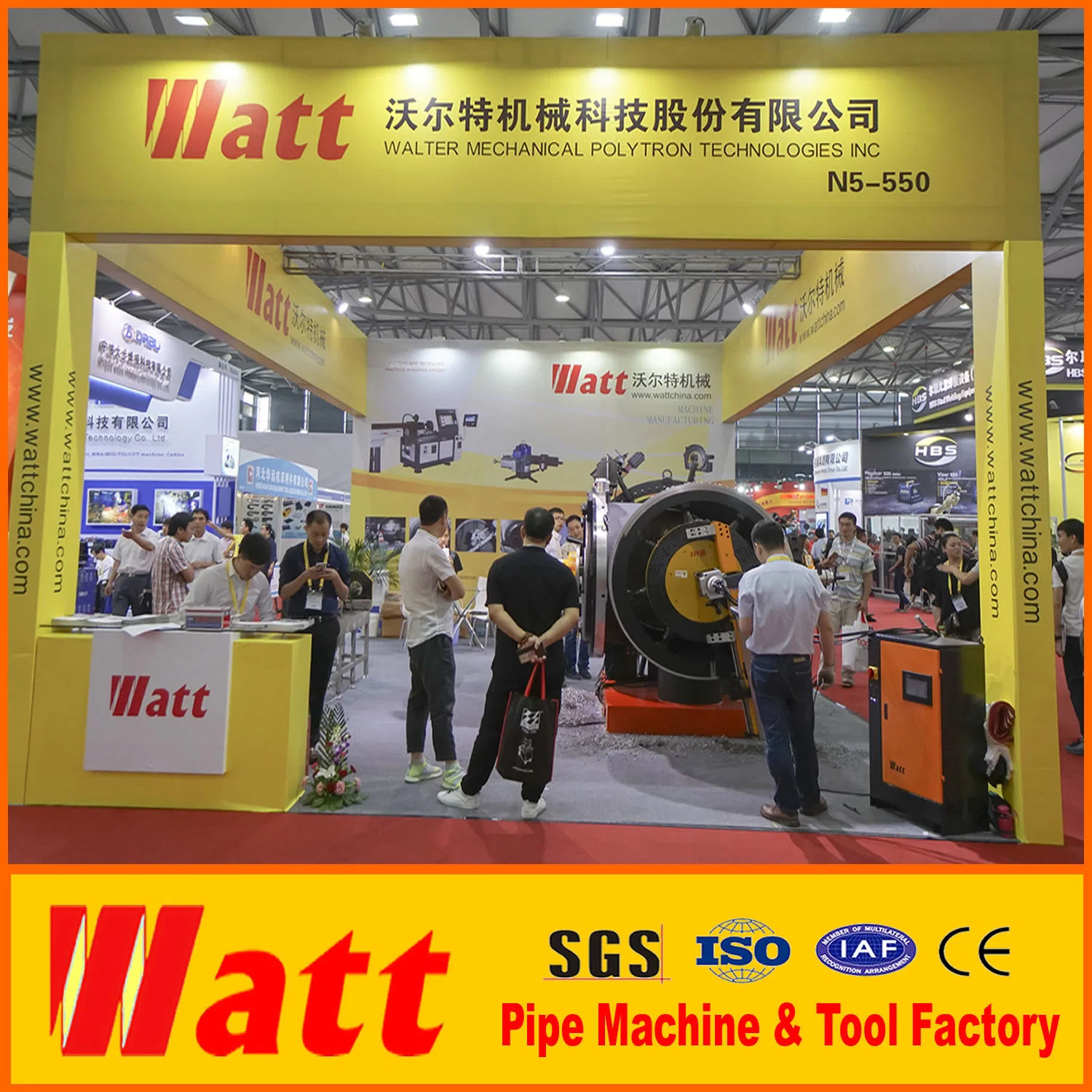 W Heavy Duty Pipe Cutting and Beveling Machine