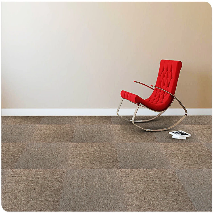 China Major Loop Pile Carpet Manufacturers PP Heavy Traffic Removable Carpet Tiles for Commercial Office