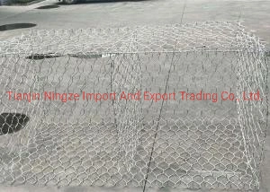 3M * 1m * 0,5m 8cm * 13cm Verzinkte Gabion Box Gabion Mesh Gabion Bakset-Aufbewahrung Wall Gabion