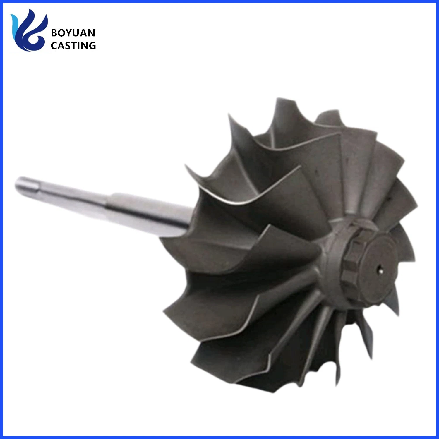 Nickel Based Alloy Precision Lost Wax Investment Vacuum Casting Turbine Wheel Used for Turbojet Diesel Engine Spare Parts