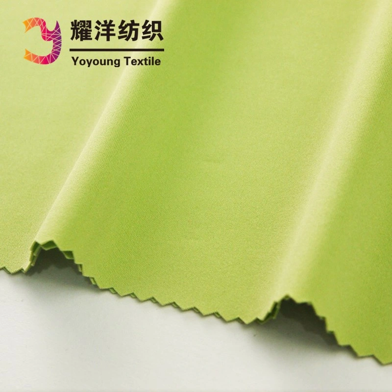 High Stretch 75% Nylon 25% Spandex Double-Side Fabric for Yoga and Sportswear