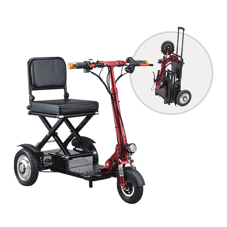 3 Wheel Luxury Handicap Travel Scooter Disabled Folding Mobility Scooter