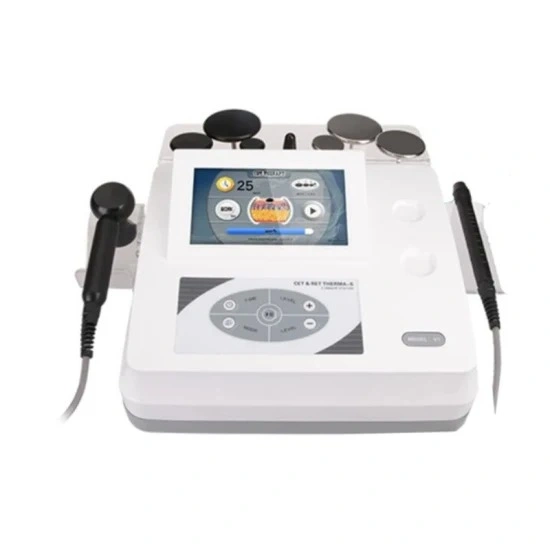 Portable Monopolar RF Ret Cet Radiofrequency Physical Therapy Beauty Salon Equipment for Cellulite Reduction