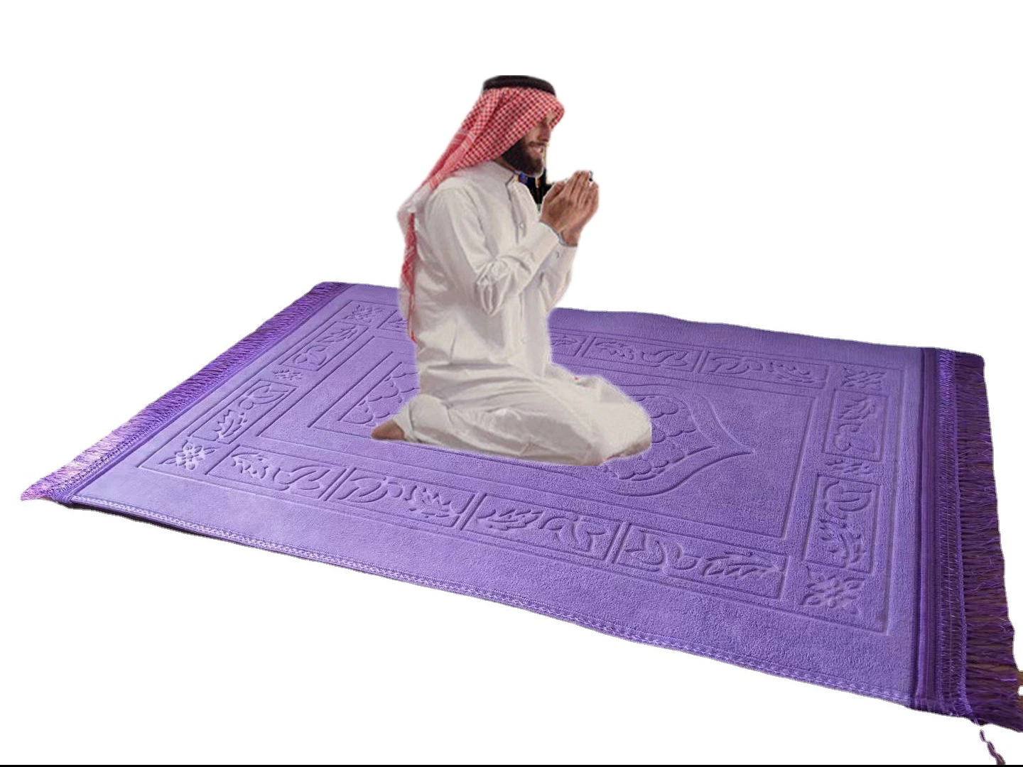 Wholesale/Supplier Factory Islamic Gift Travel Muslim Prayer Carpet Rug Prayer Mat