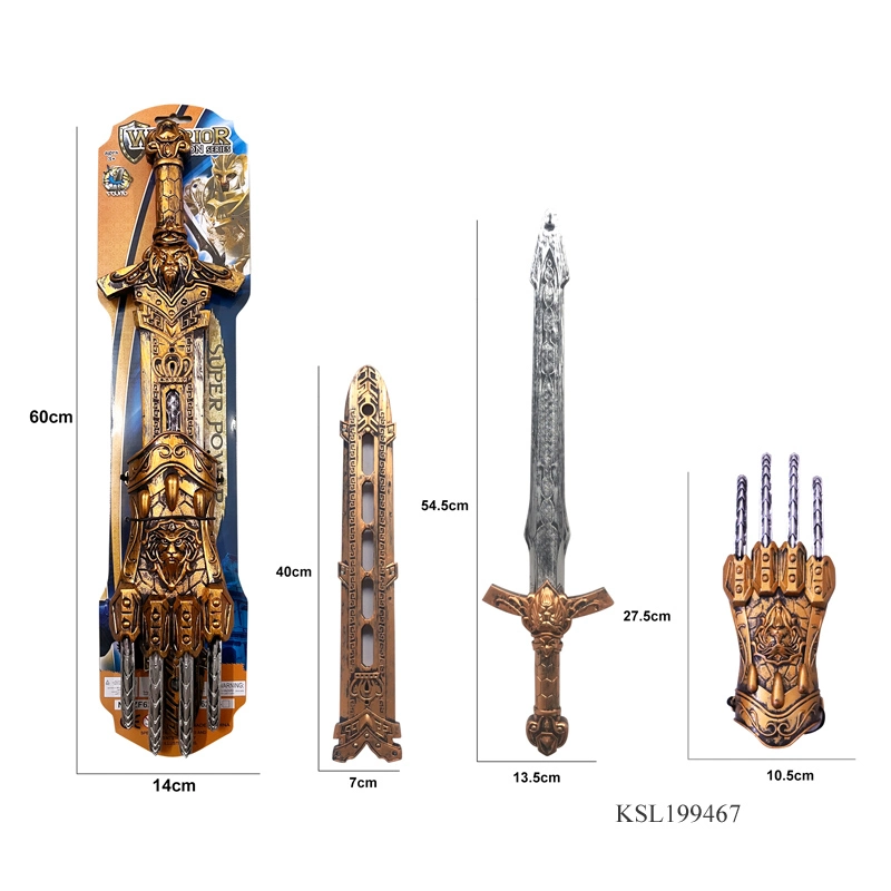 Verkaufsförderung Emulationale Waffe Schwert &amp; Maske Set Spielzeug Roman Krieger Waffe Jungen Bestes Geschenk Großhandel Schwert Sets