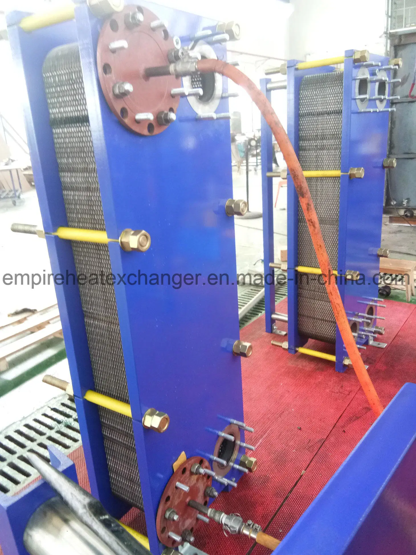 Wide Gap Heat Exchanger for Ionic Membrane Caustic Soda