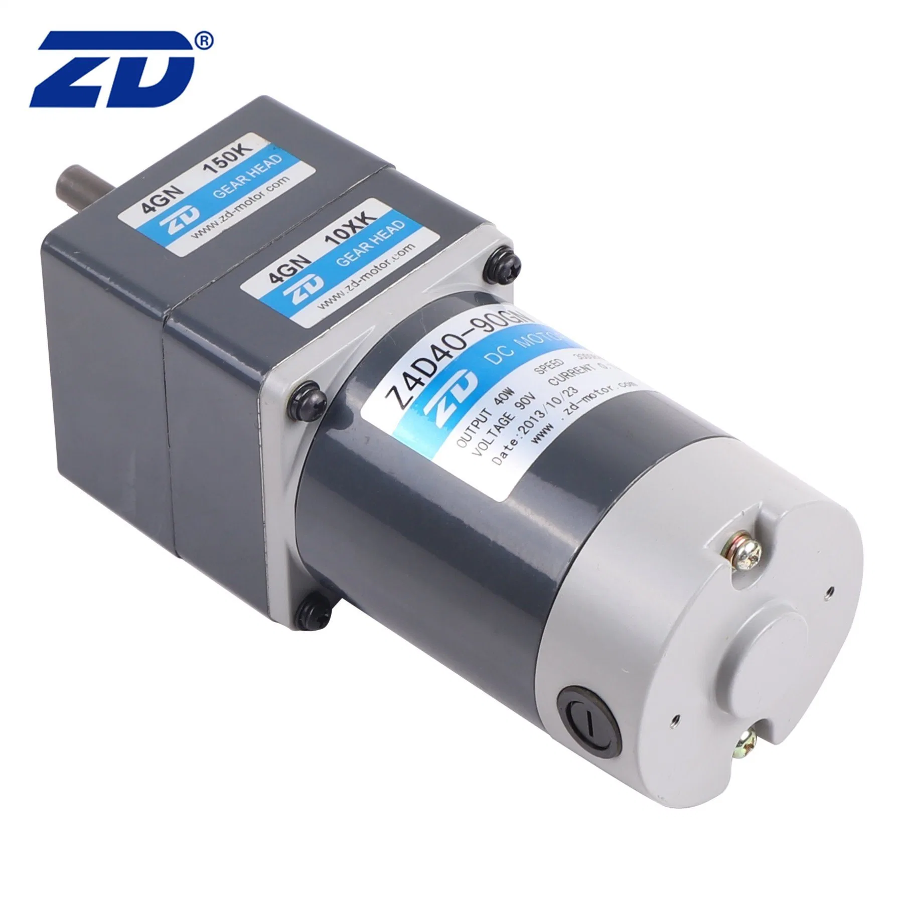 ZD Regular Square Case gearbox UL, CE, ISO9001, CCC, RoHS Approved Right Angle Electric Brush Gear Motor
