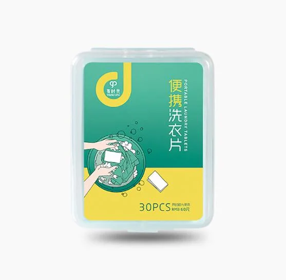 Hot Sale Laundry Soap Detergent Sheet Cleaner Tablets Super Condensed Eco-Friendly Laundry Detergent Sheet Fully Dissoveled in Water