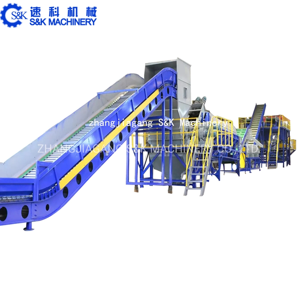 300kg PE PP Plastic Floating Film Recycling Cursher Cleaning Washing Production Line