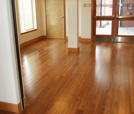 China Wholesale/Supplier Carbonized Wood Timber Flooring Standard Bamboo Wall Panel Solid Bamboo Flooring