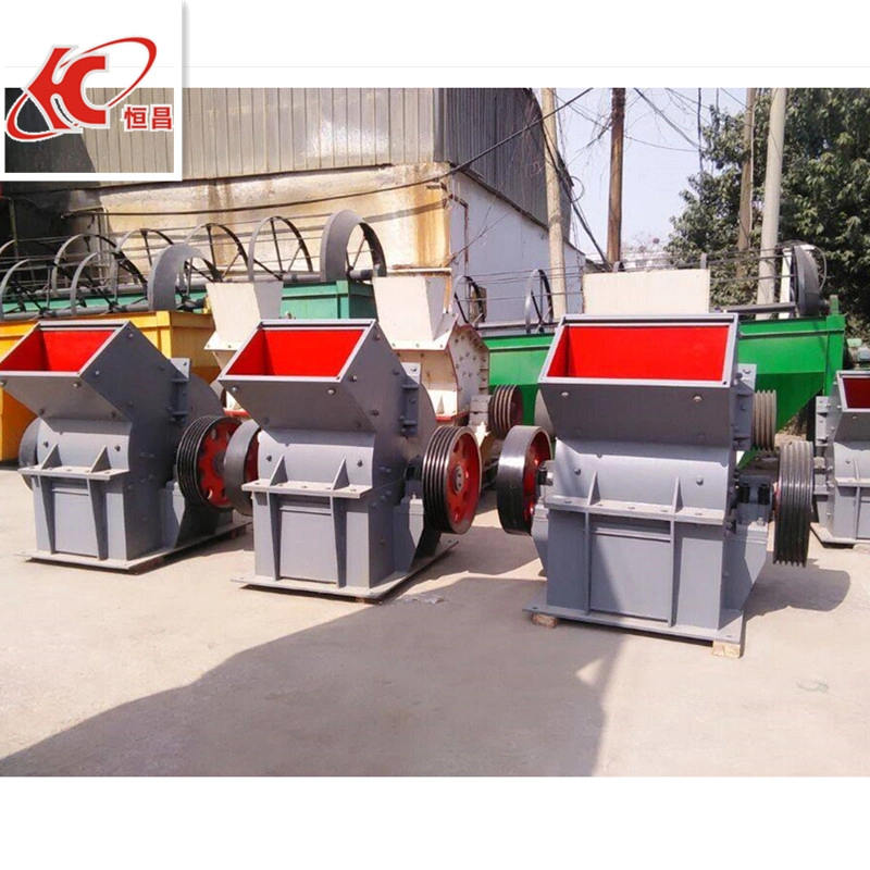 Mobile Diesel Engine Hammer Crusher for Stone Clay Rock Concrete Block Bricks