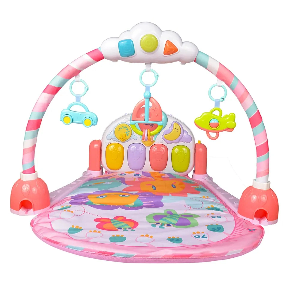 Aceitável OEM Kid brinquedos de plástico atividade programável Ginásio bebé brincar Mat com música